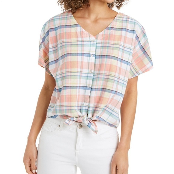 Style & Co
Petite Tie-Front Blouse Size PS - Picture 1 of 13